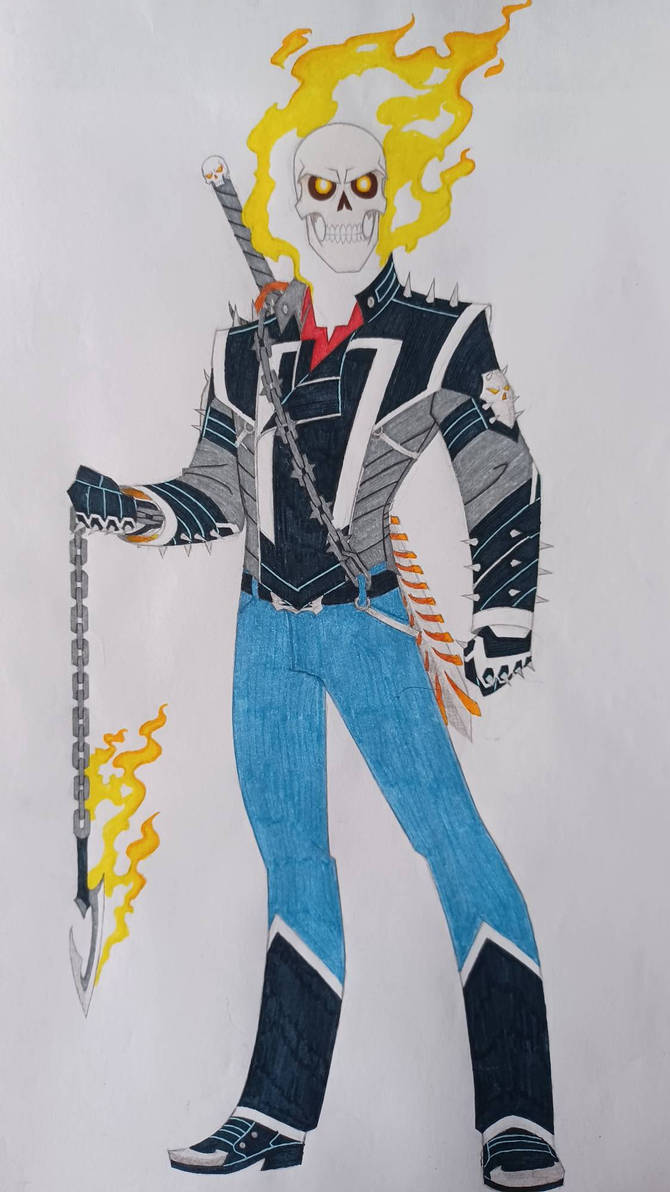 My Ghost Rider OC (Tangled: The Series Style) by descent92 on DeviantArt