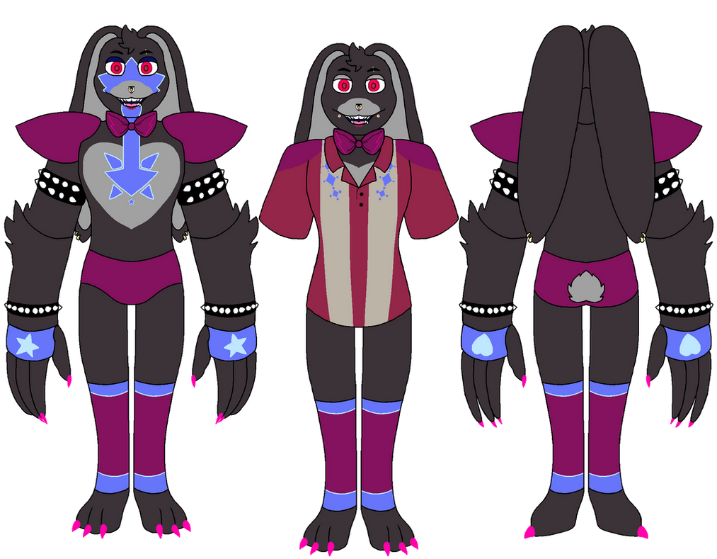 GlamRock Bonnie (Boo) by ChaosLacyAce on DeviantArt
