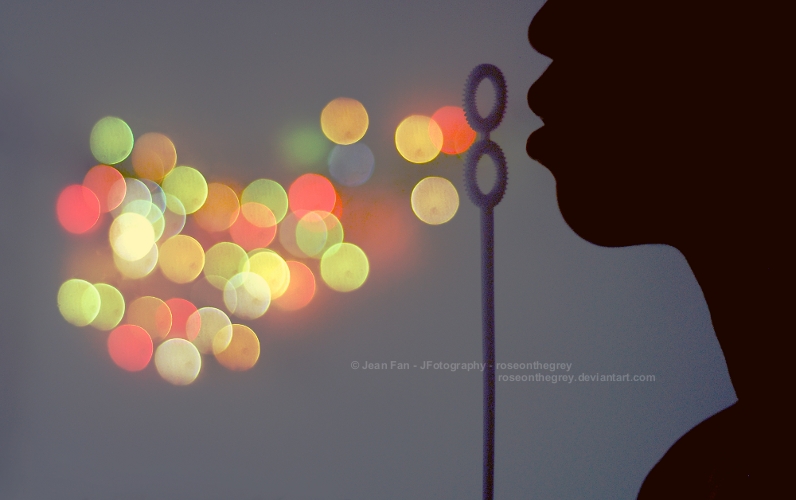bokeh bubbles