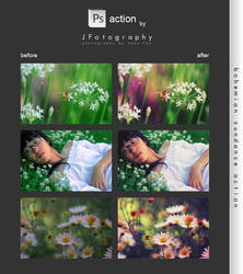 Photoshop Action - Bohemian Sundance