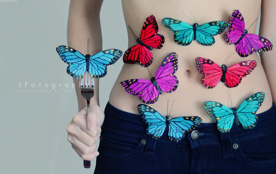 Butterfly in my stomach