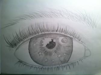 Eye with Stars