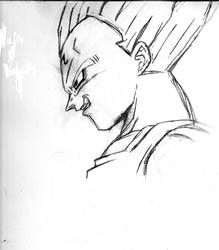 Majin Vegeta drawings