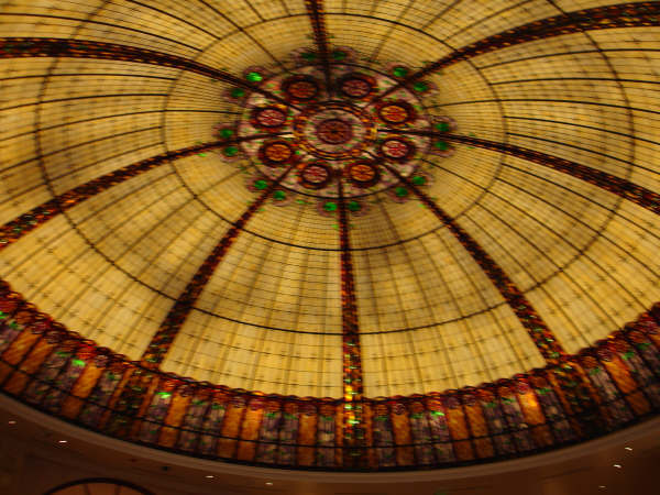 Empire Hotel ceiling