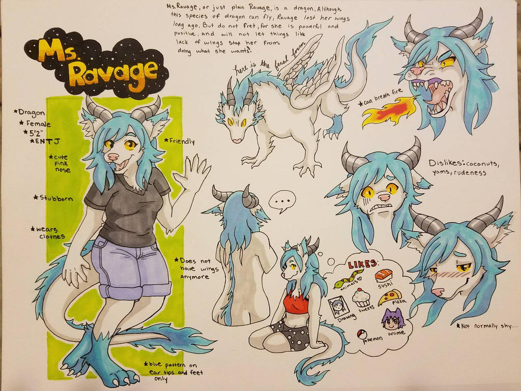 Ms.Ravage reference sheet 