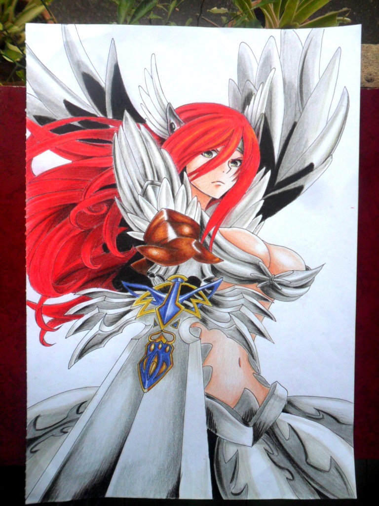 Erza in Heaven's Wheel Armor