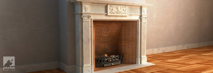 Fireplace render