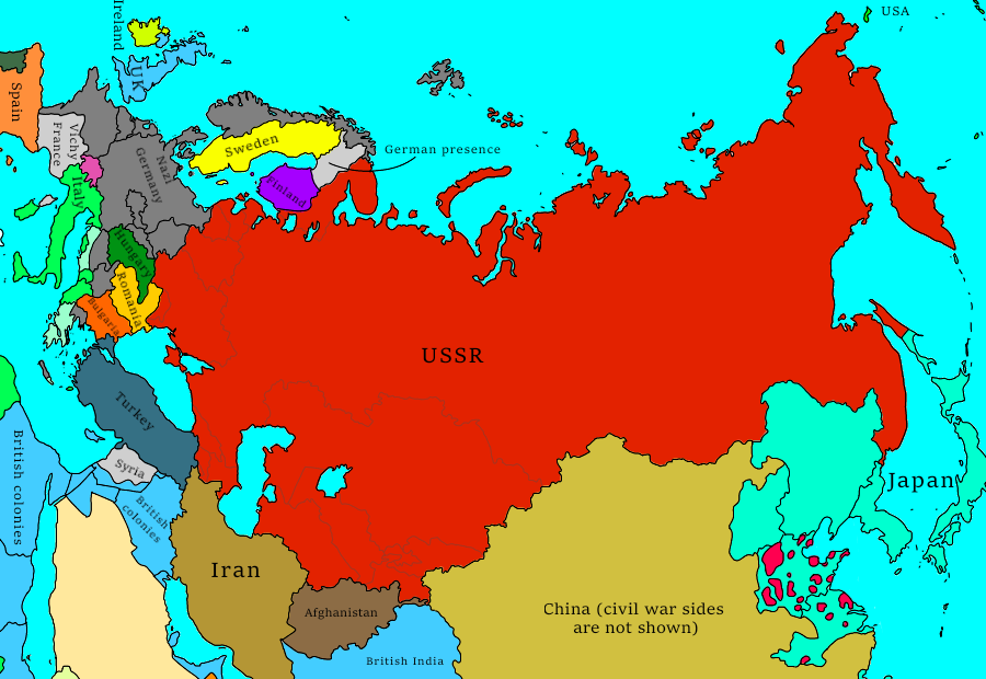 Eurasia at the Eve of Operation Barbarossa by DanMaps on DeviantArt