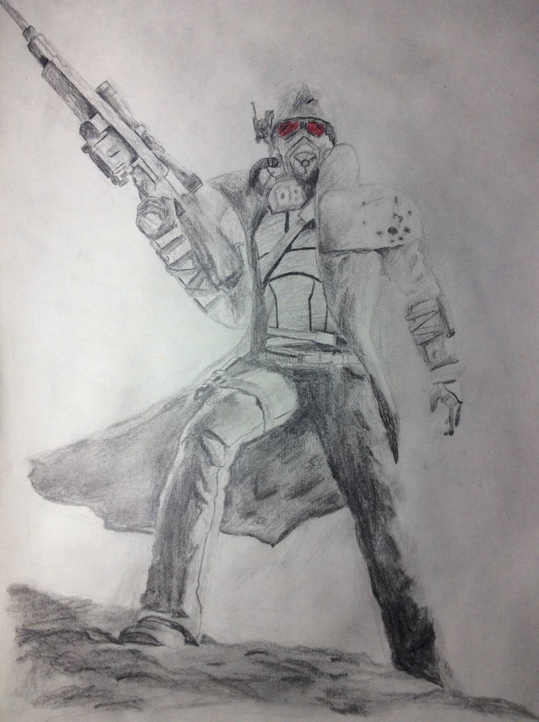 Ncr Ranger Coloring NCR ranger drawing by Oragonborn on DeviantArt