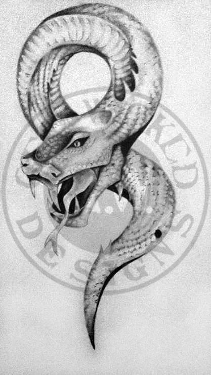 Snake Tattoo Design by Get-Wicked-Designs on DeviantArt