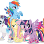 Rainbow Power Ponies