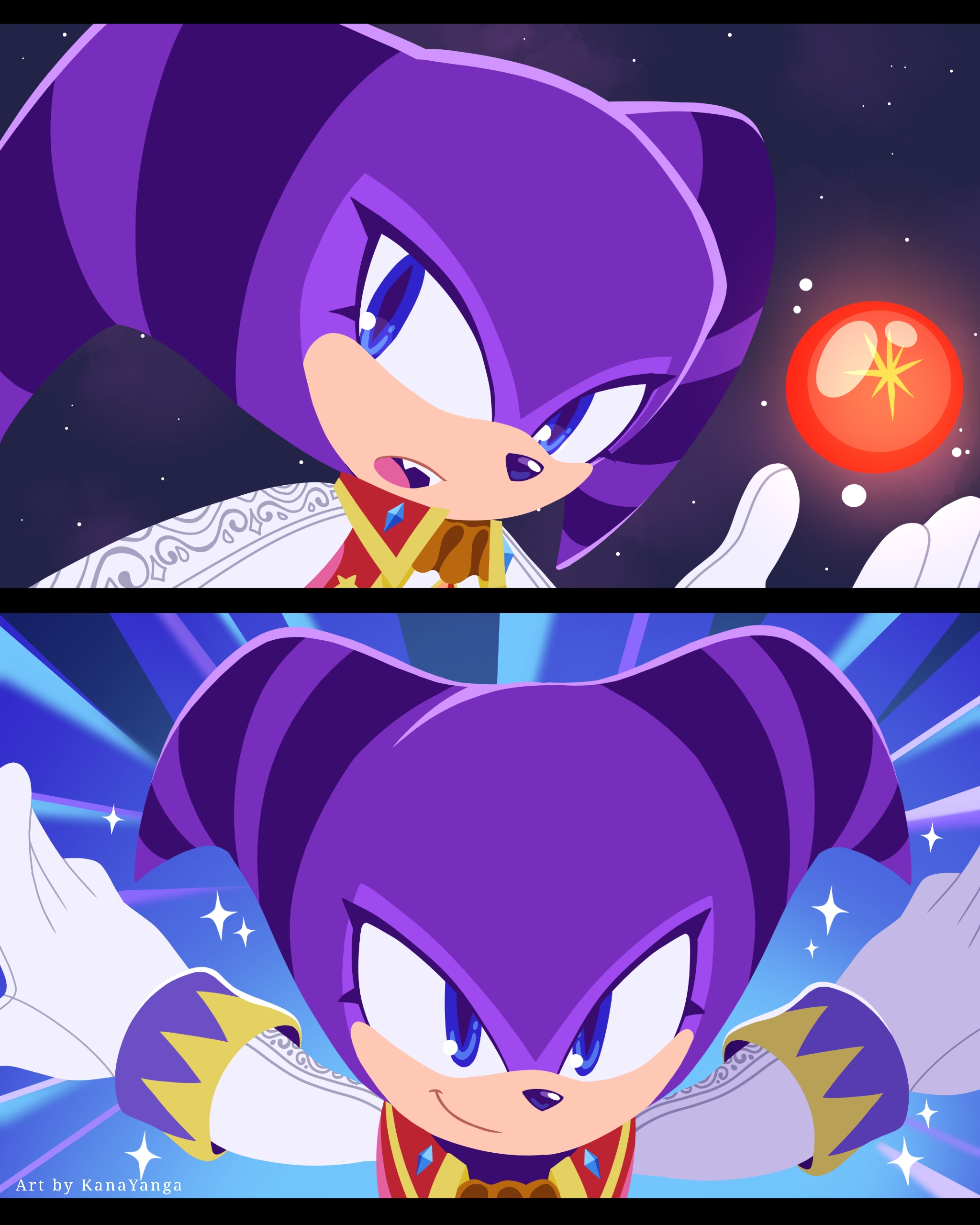 Sonic X Screenshot Redraw - Dark Sonic - By @thephantom245 on Itaku