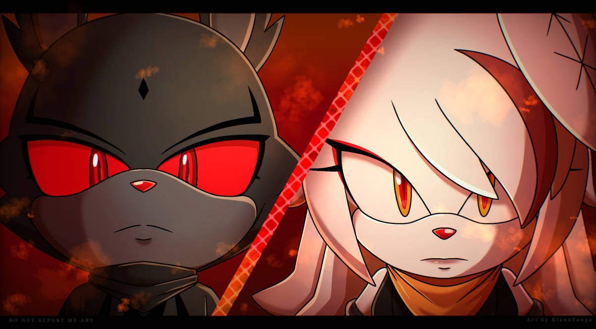 Dark the rabbit vs Bloody the bunny by KanaYanga on DeviantArt