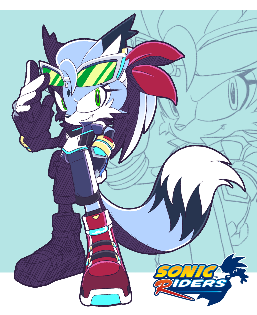 Kimina The Fox Sonic Riders OC by KanaYanga on DeviantArt