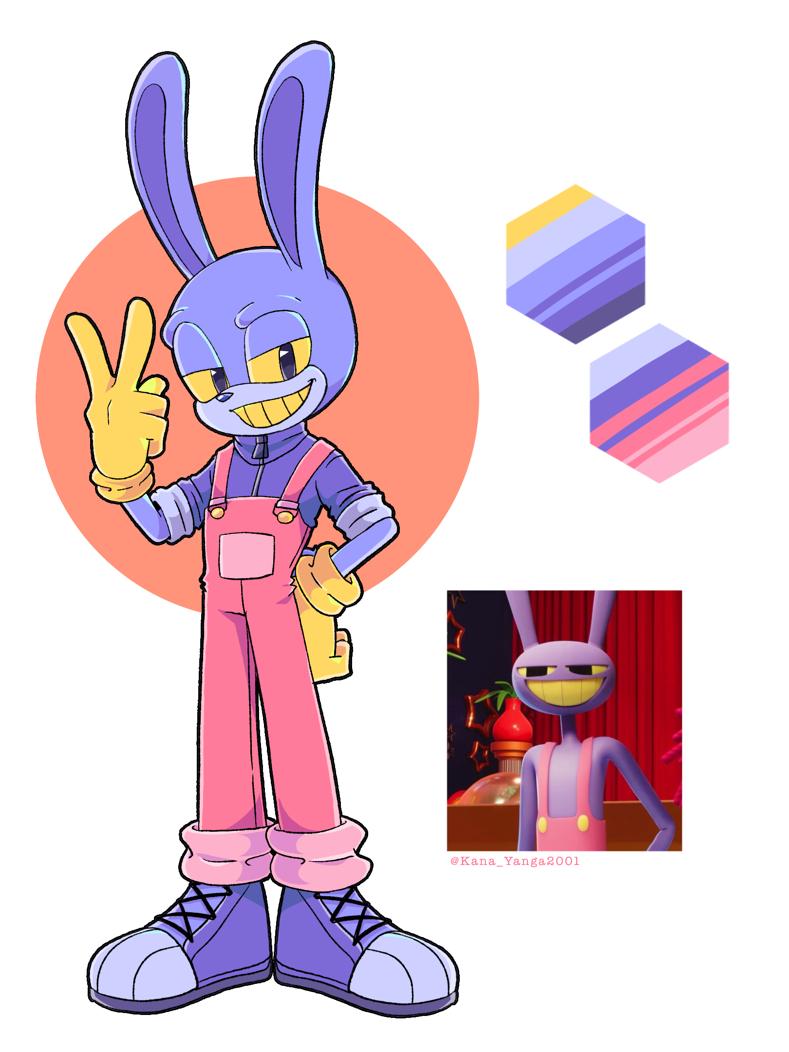 Digital Circus Jax The Rabbit x Sonic style by KanaYanga on DeviantArt