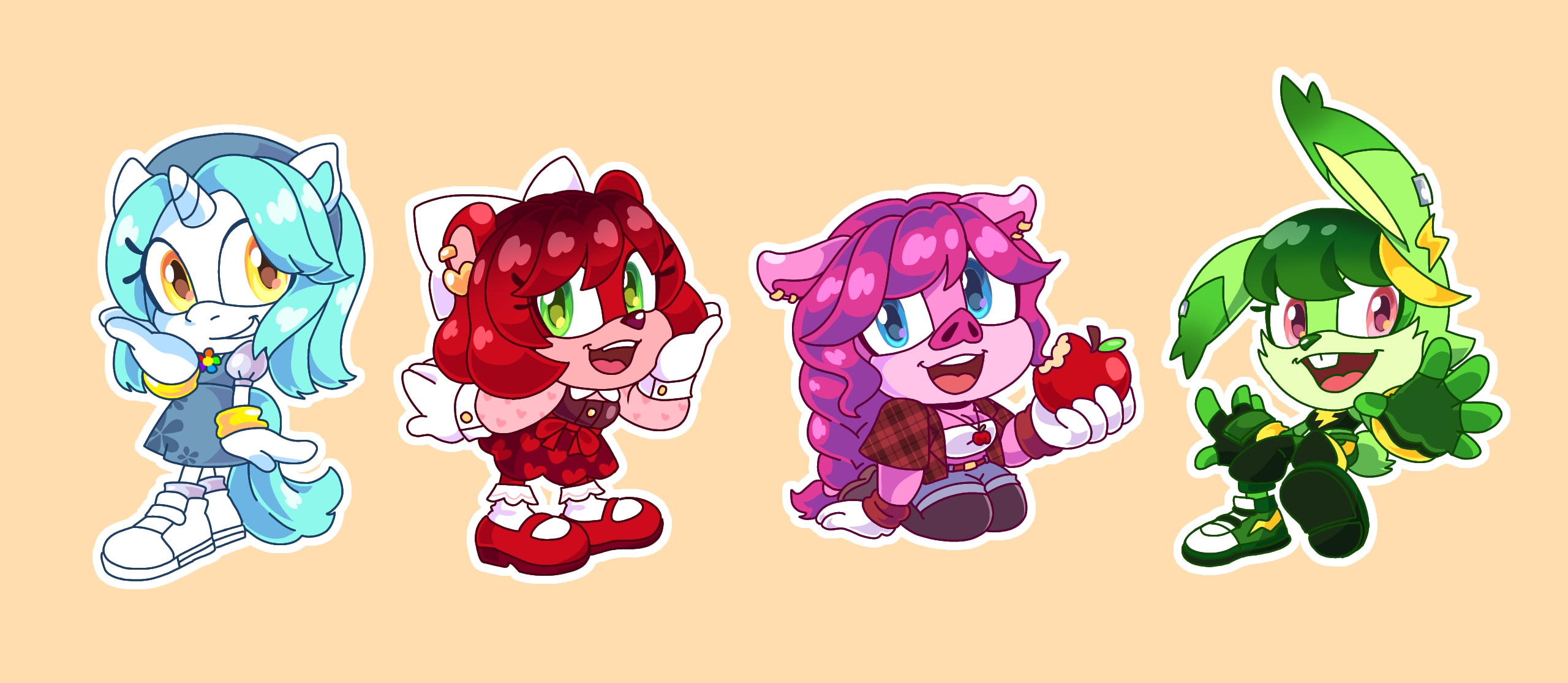 Smiling Critters Chibis Sonic Style By KanaYanga On DeviantArt smiling-critters-chibis-sonic-style-by-kanayanga-on-deviantart