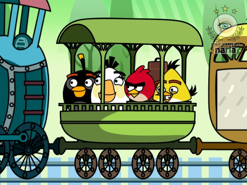 Angry Birds and the Train journey by CherryNaria on DeviantArt