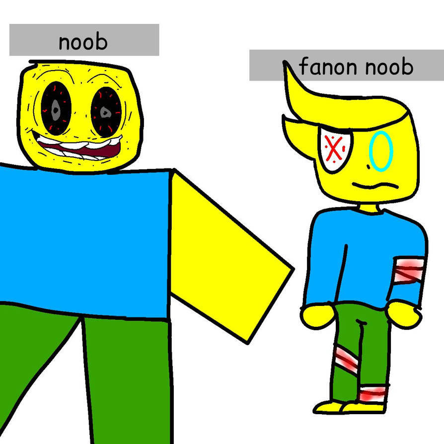 Roblox Drawing of a Noob Again by LaceyPowerPuffGirl on DeviantArt