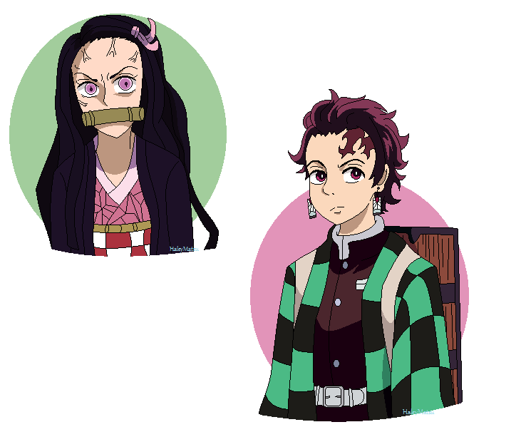 Tanjiro + Nezuko: by Noucrye on DeviantArt : r/DemonSlayerAnime