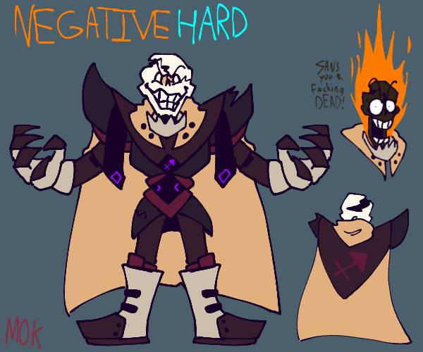 Negativetale NegativeHard Papyrus (old) by Medi0creKing on DeviantArt