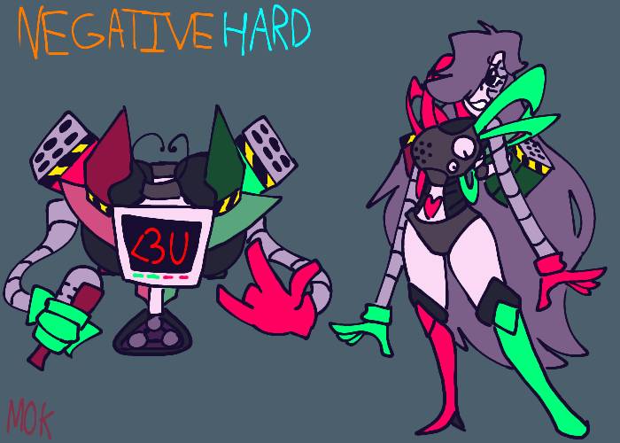 NegativeHard - mettaton by Medi0creKing on DeviantArt