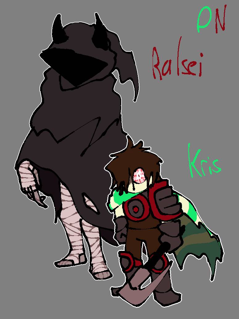 DeltaNegative - Ralsie / Kris by Medi0creKing on DeviantArt