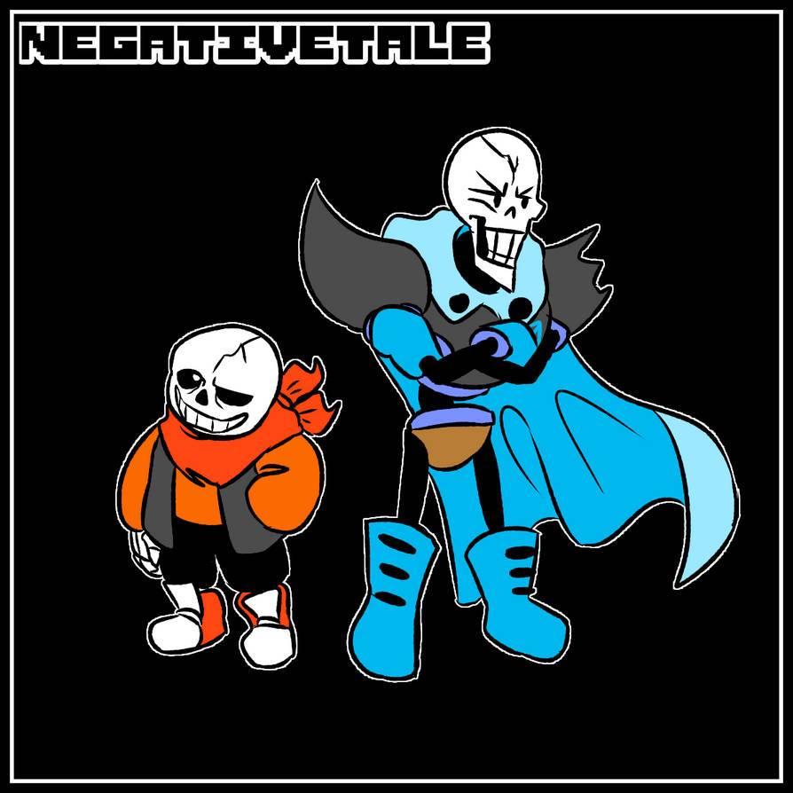 Negativetale Negativetale - Sans and Papyrus by Medi0creKing on DeviantArt