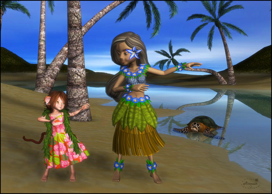 Hula dancers