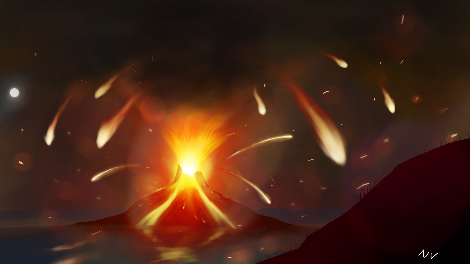 Volcano Deviantart Volcano by NightVibe on DeviantArt