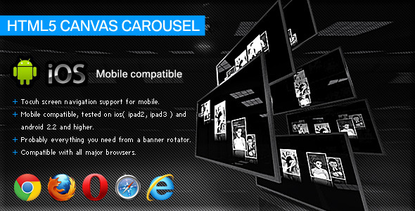 HTML5 Canvas Carousel