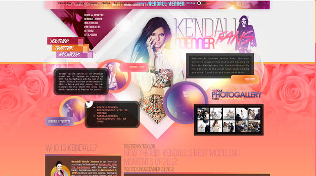 Kendall Jenner Layout