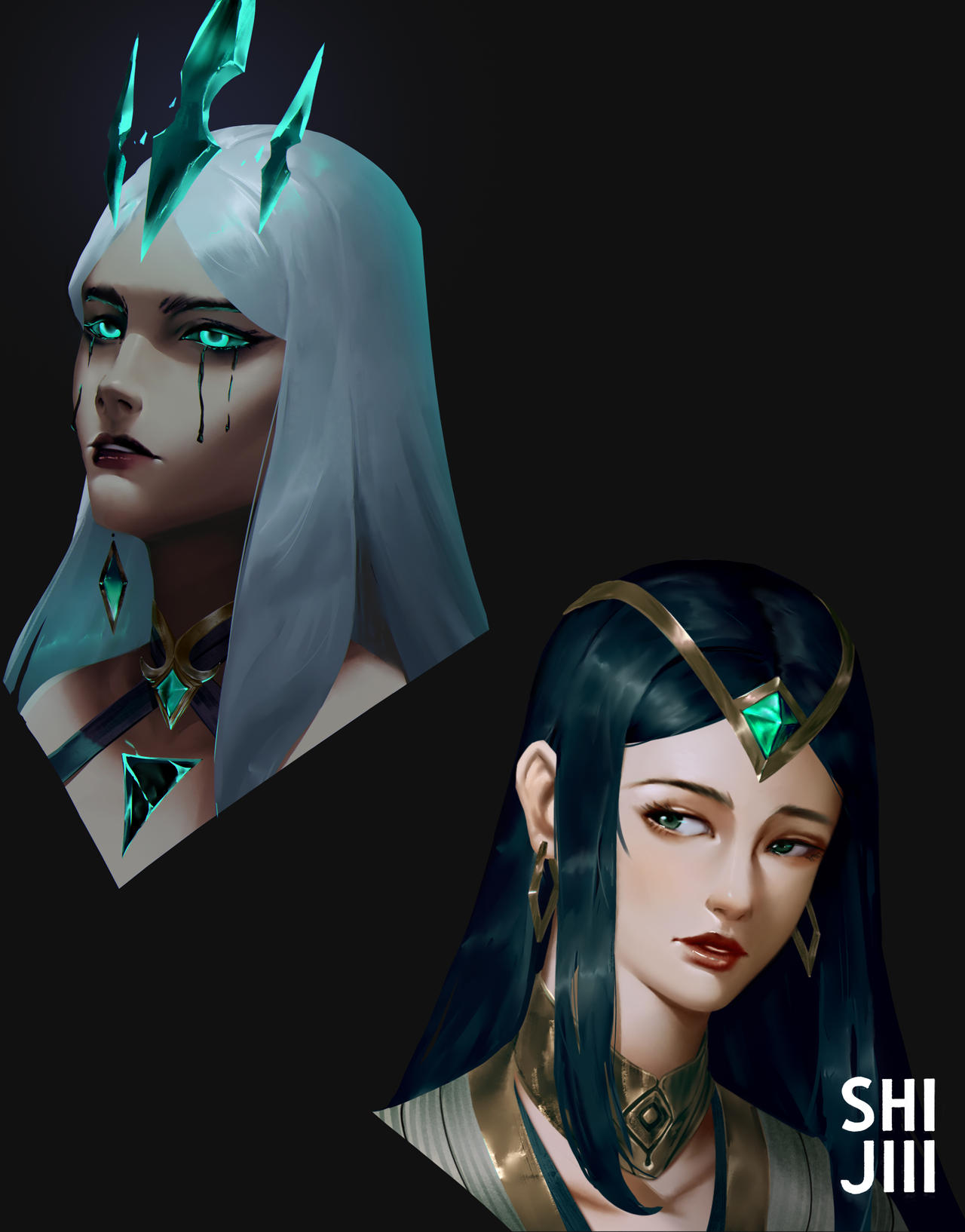 Sentinel Irelia and Ruined Karma by ShiJiiiArt on DeviantArt