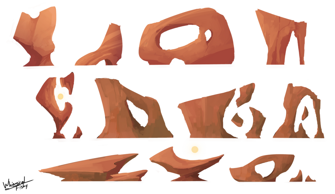 Props no.3 Rock formations by WhimsicalFishy on DeviantArt