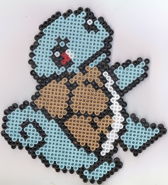 Squirtle Perler Beads