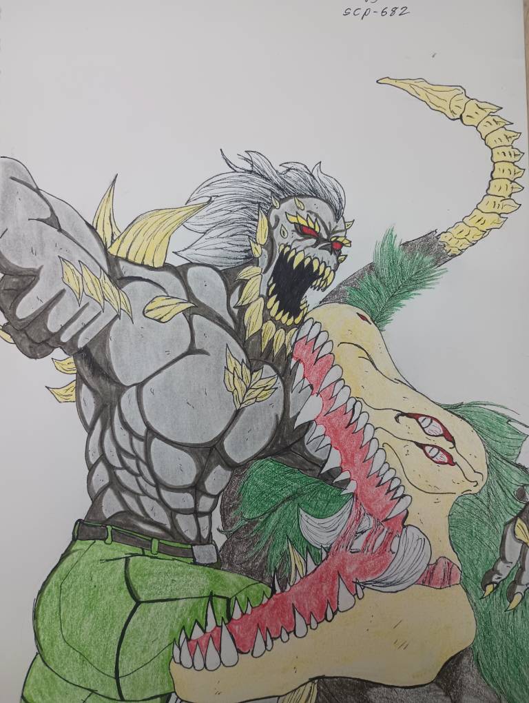 SCP 682 vs Doomsday by OmarH123 on DeviantArt