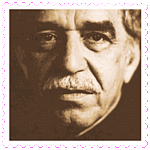 Gabriel Garcia Marquez stamp by reddartfrog