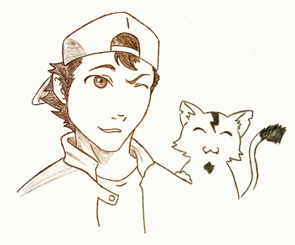 Trainer Aki and Kittenmon