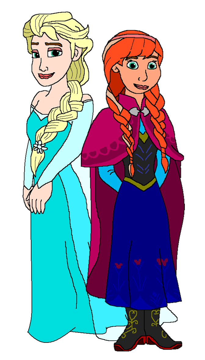 Anna and Elsa: Best Sister Friends Forever