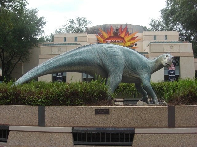 Aladar at the Entrance to DINOSAUR by kylgrv on DeviantArt