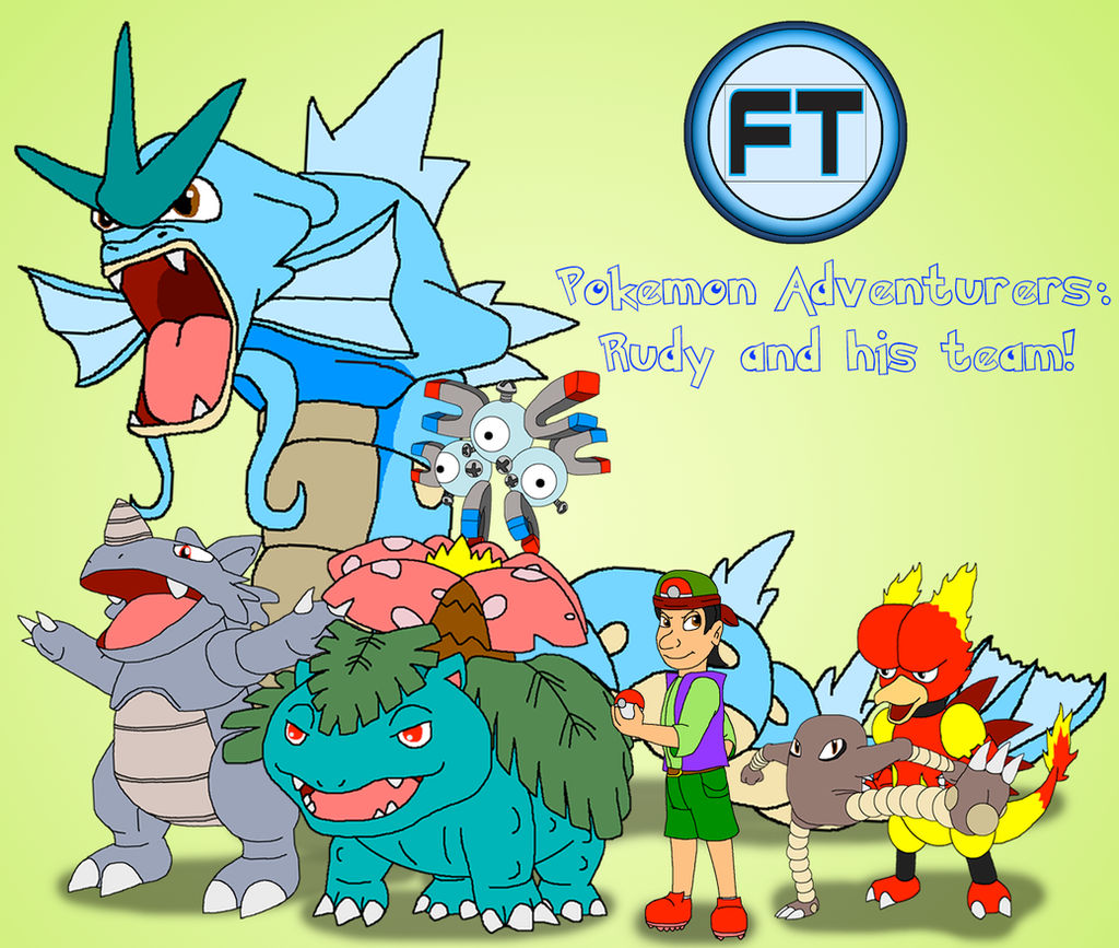 Pokemon Rudy Character Pokemon Adventurers: Rudy and his Team by kylgrv on DeviantArt