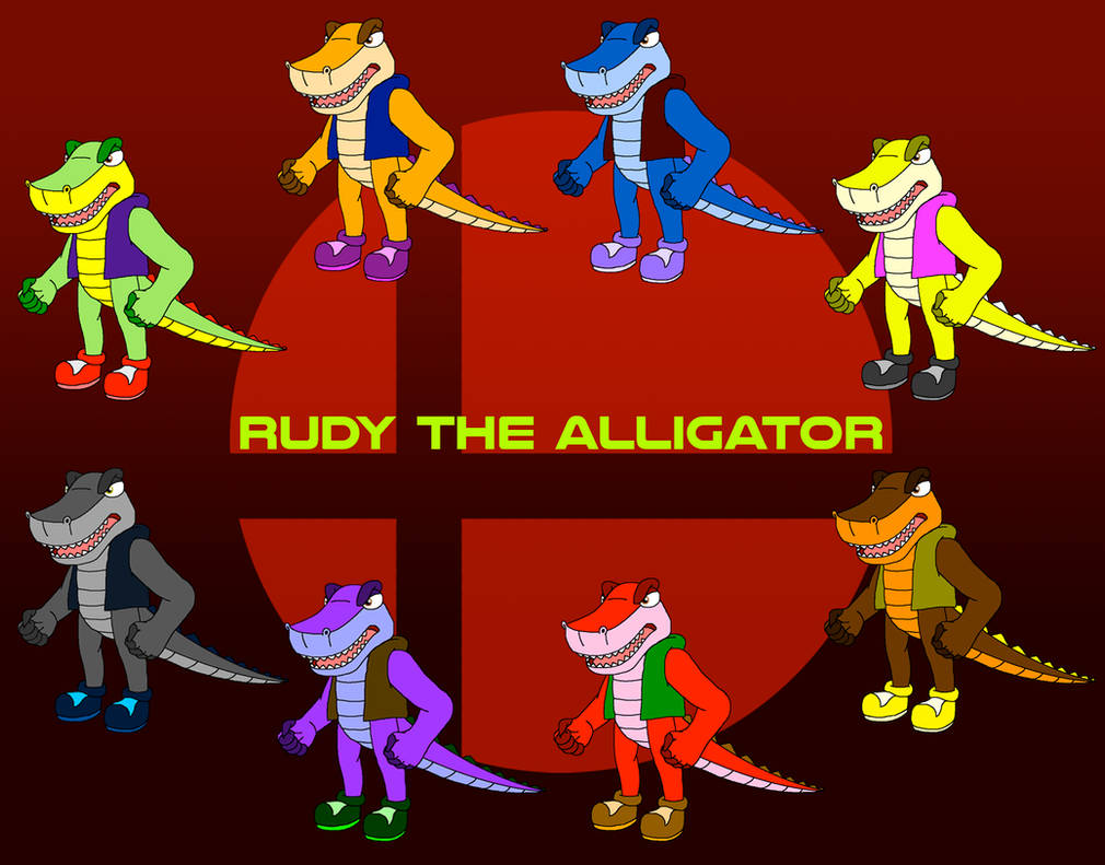 Rudy the Alligator Color Palettes by kylgrv on DeviantArt