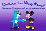Congratulations Mickey Mouse