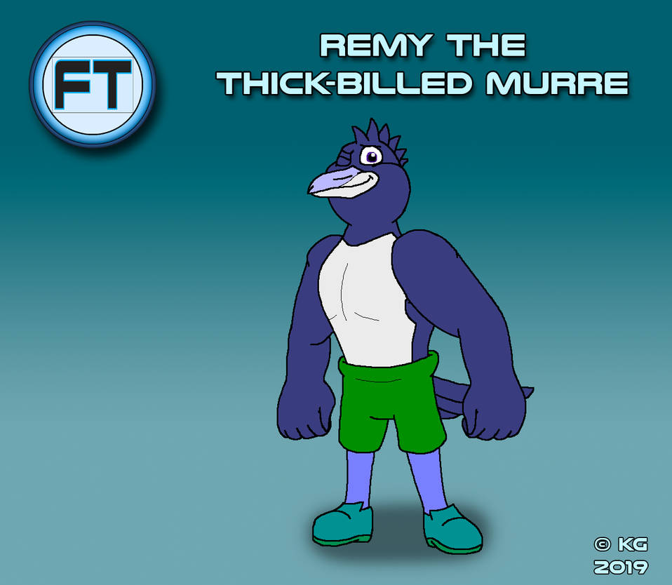 Buffed Remy Remy The Thick-Billed Murre by kylgrv on DeviantArt