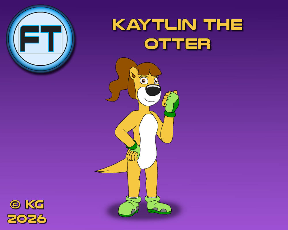Kaytlin Writing Kaytlin The Otter (Updated Design 2026) by kylgrv on DeviantArt