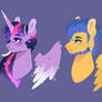 Twilight Sparkle and Flash Sentry