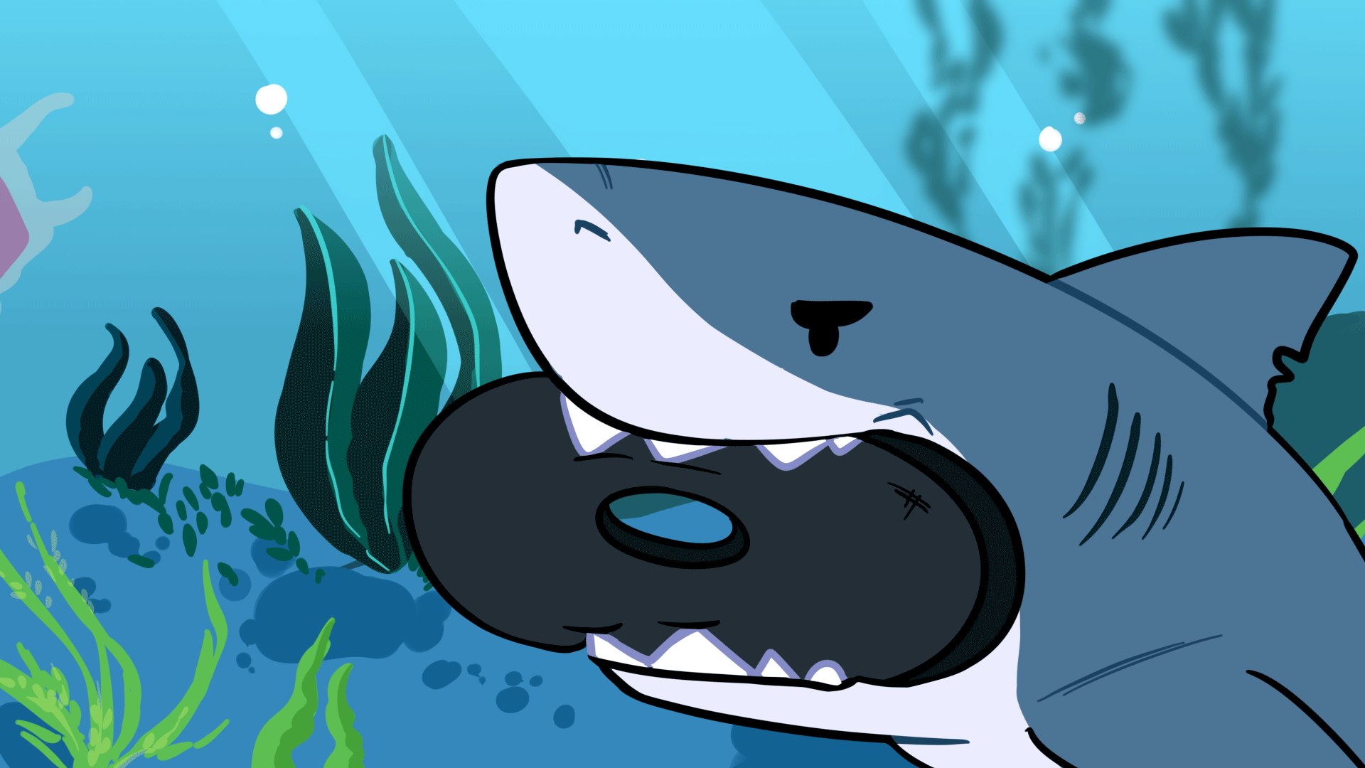shark cartoon