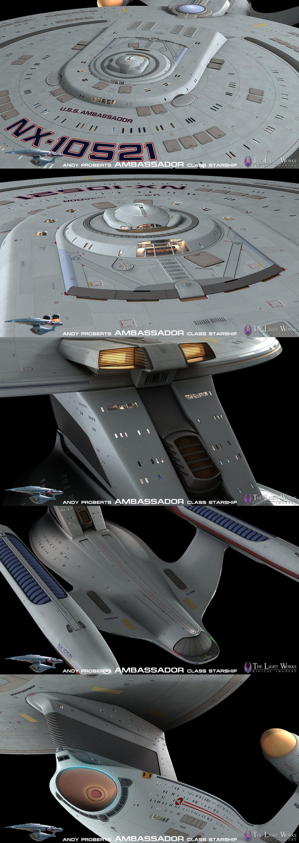Deviantart Ambassador Class Ambassador class (Probert design) by temp890 on DeviantArt