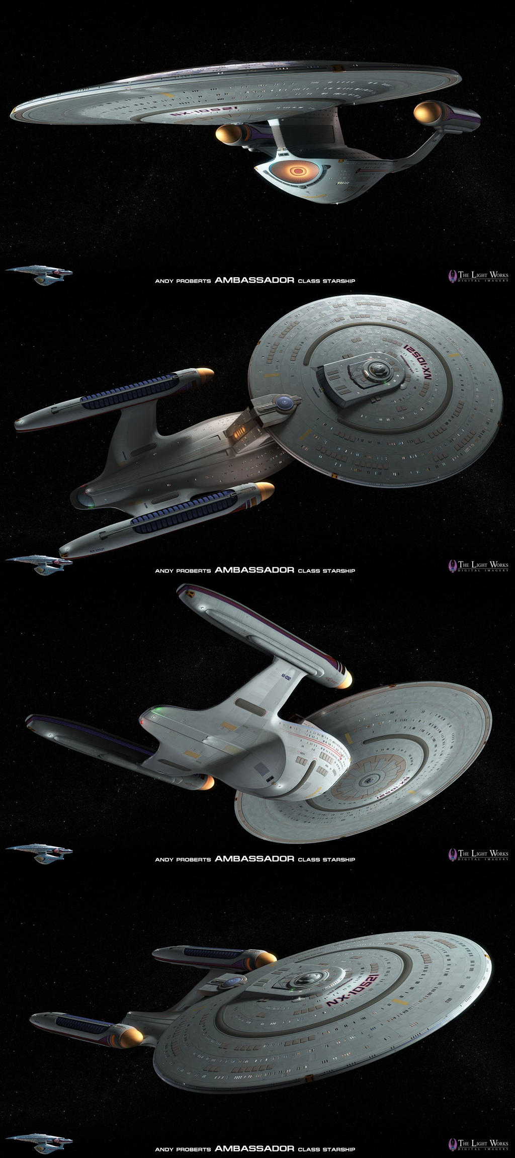 Deviantart Ambassador Class Ambassador class (Probert design) by temp890 on DeviantArt