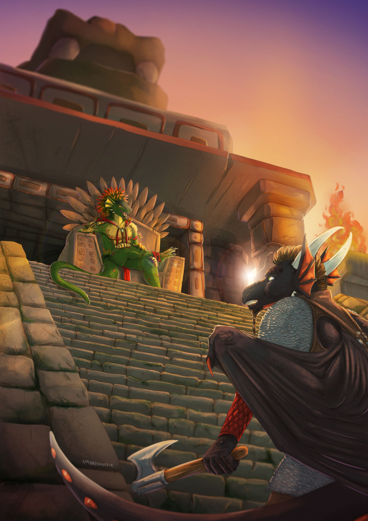 Very Friendly Mayan Divinity by UmbreoNoctie on DeviantArt