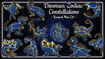 Dinosaur Zodiac Constellation by UmbreoNoctie